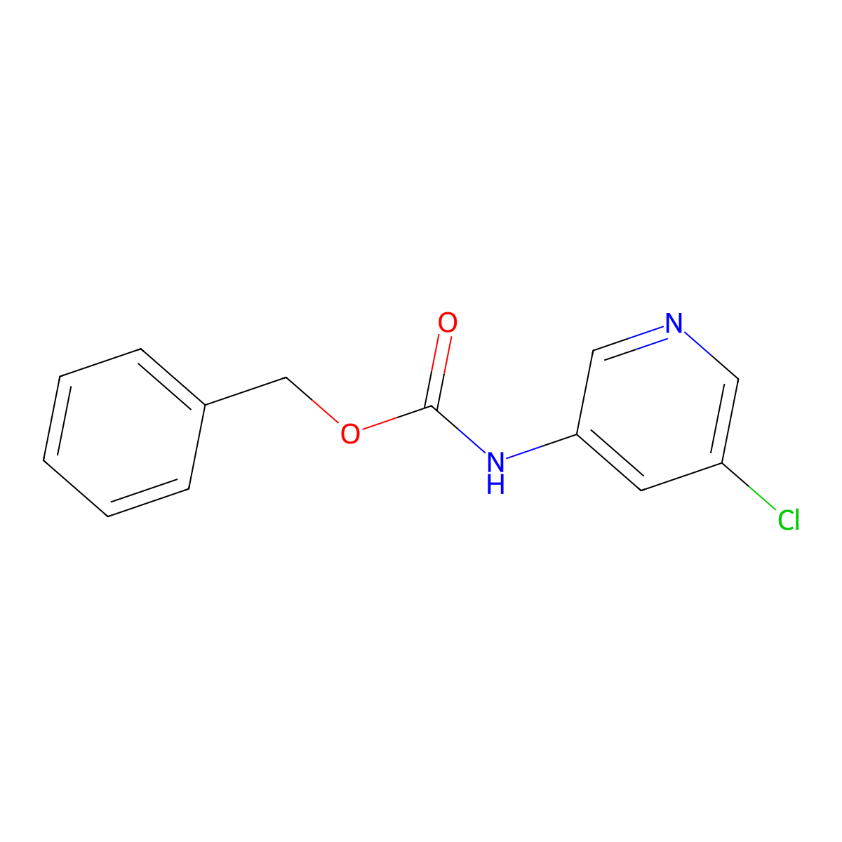 benzyl N-(5-chloropyridin-3-yl)carbamate molecular structure, CAS 2004364-78-5