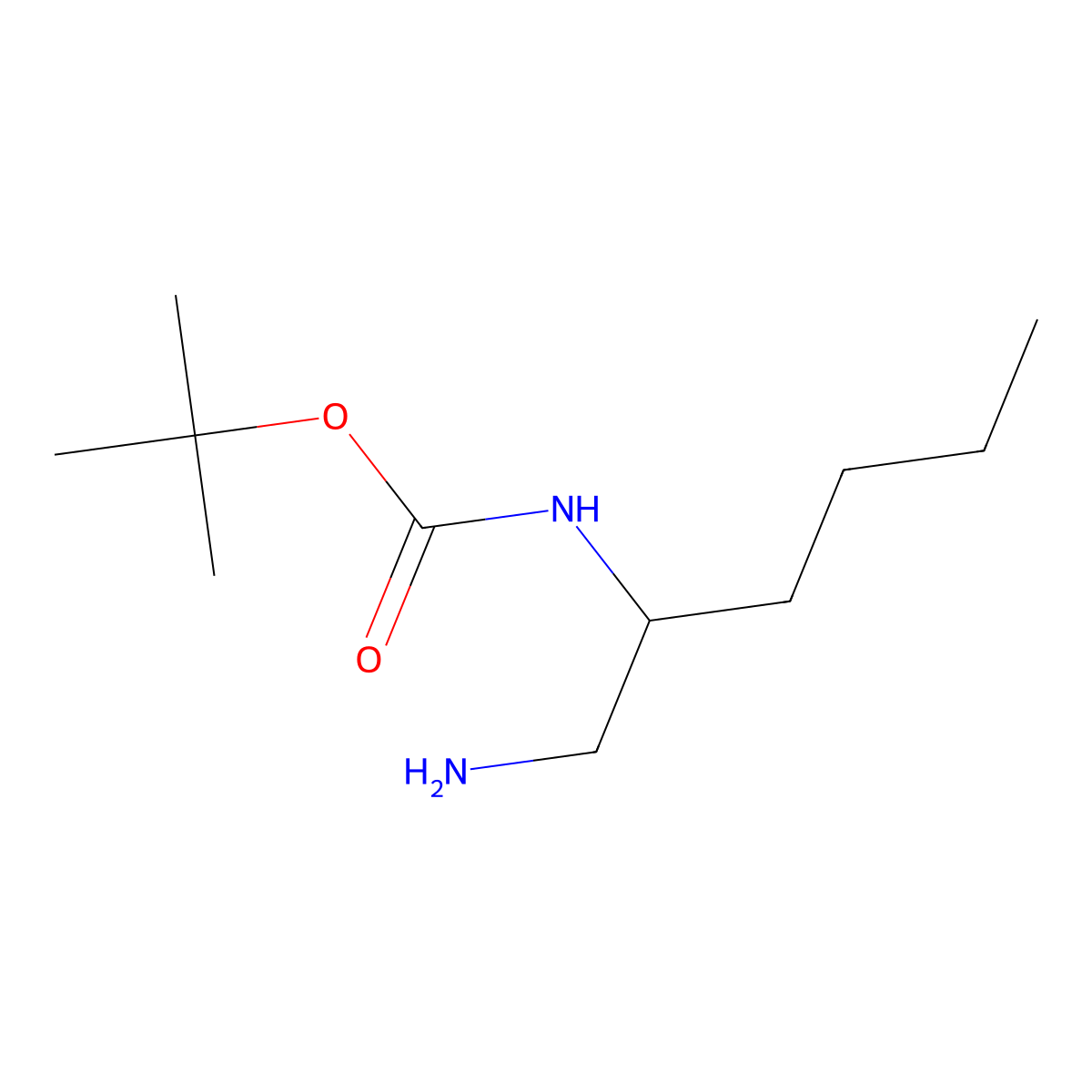 (R)-2-N-Boc-hexane-1,2-diamine molecular structure, CAS 2004677-97-6