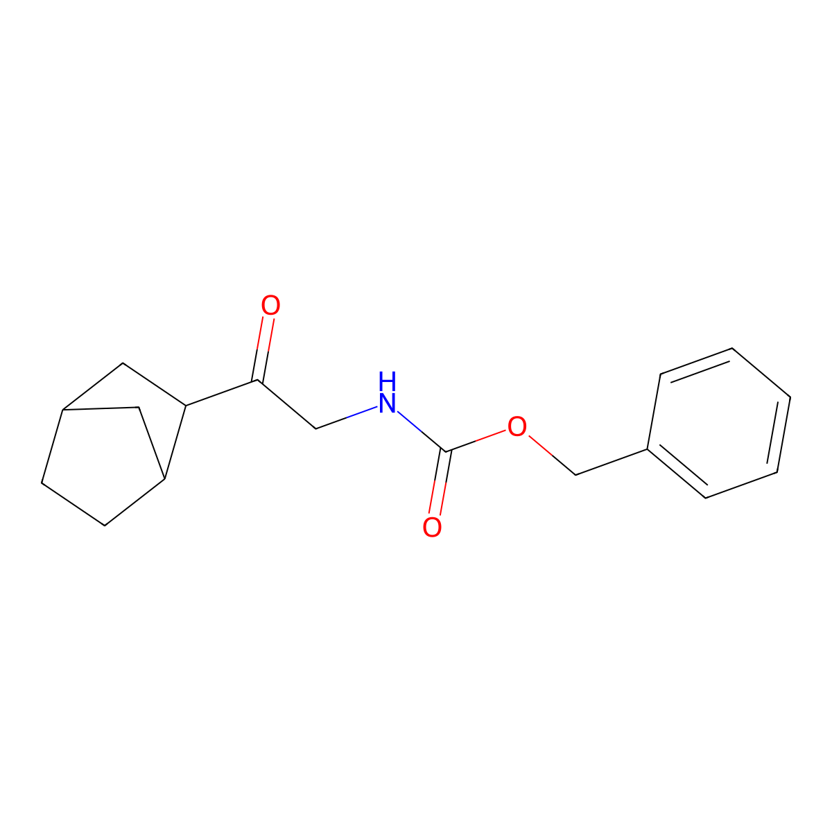 benzyl N-(2-{bicyclo[2.2.1]heptan-2-yl}-2-oxoethyl)carbamate molecular structure, CAS 2005228-69-1