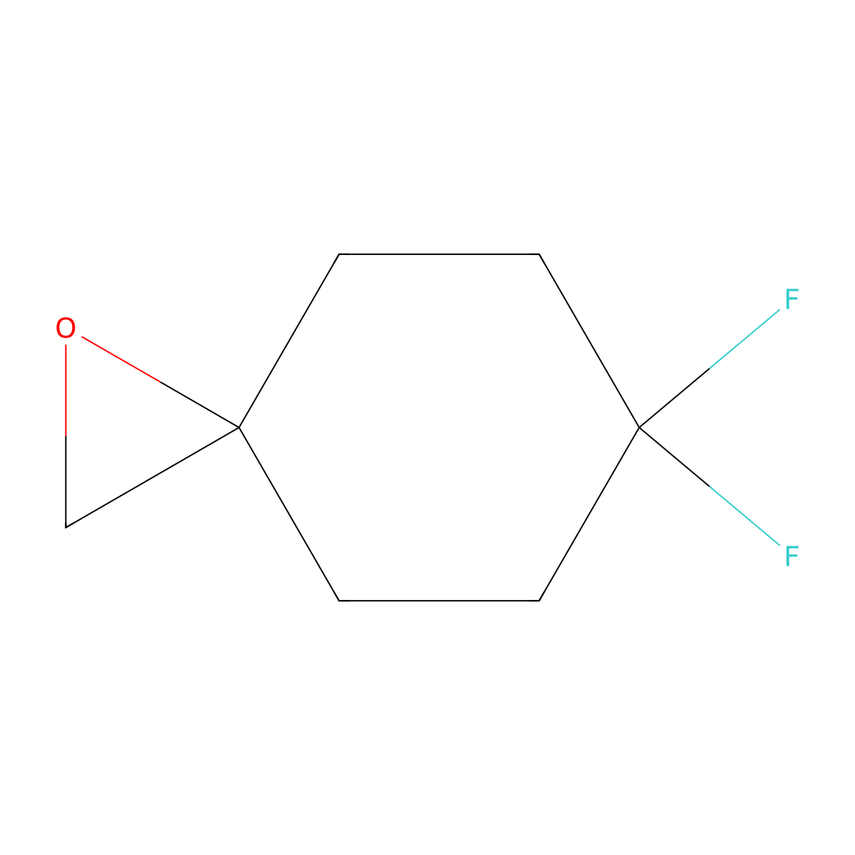 6,6-Difluoro-1-oxaspiro[2.5]octane molecular structure, CAS 2005259-29-8