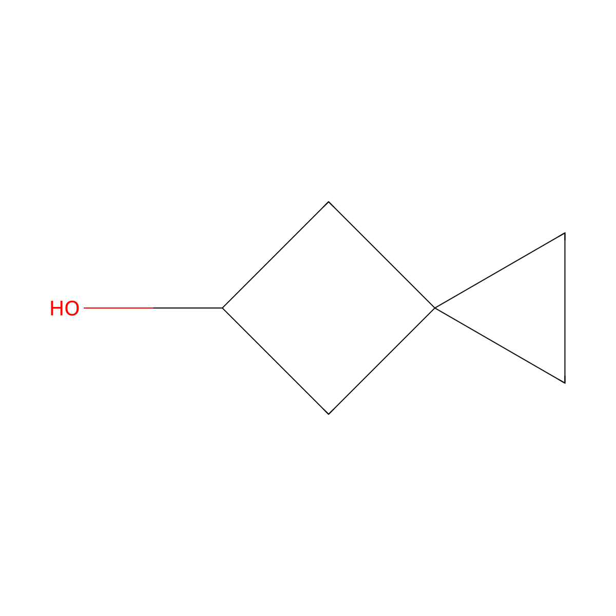 Spiro[2.3]hexan-5-ol molecular structure, CAS 20054-19-7