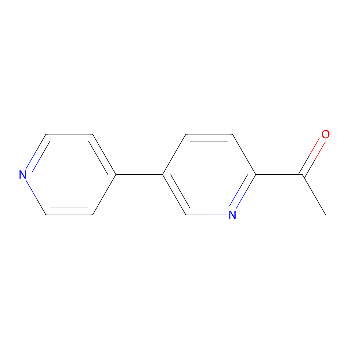 1-([3,4'-Bipyridin]-6-yl)ethanone molecular structure, CAS 2005564-86-1