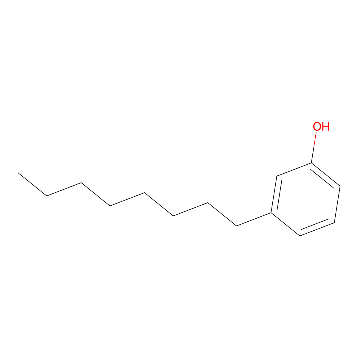 5-Octylphenol molecular structure, CAS 20056-69-3