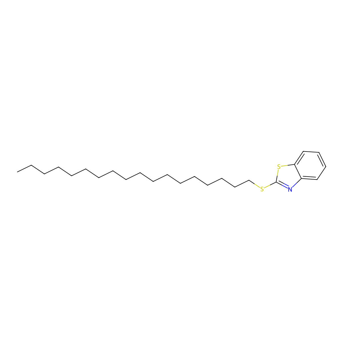 2-(Octadecylthio)benzothiazole molecular structure, CAS 200618-68-4