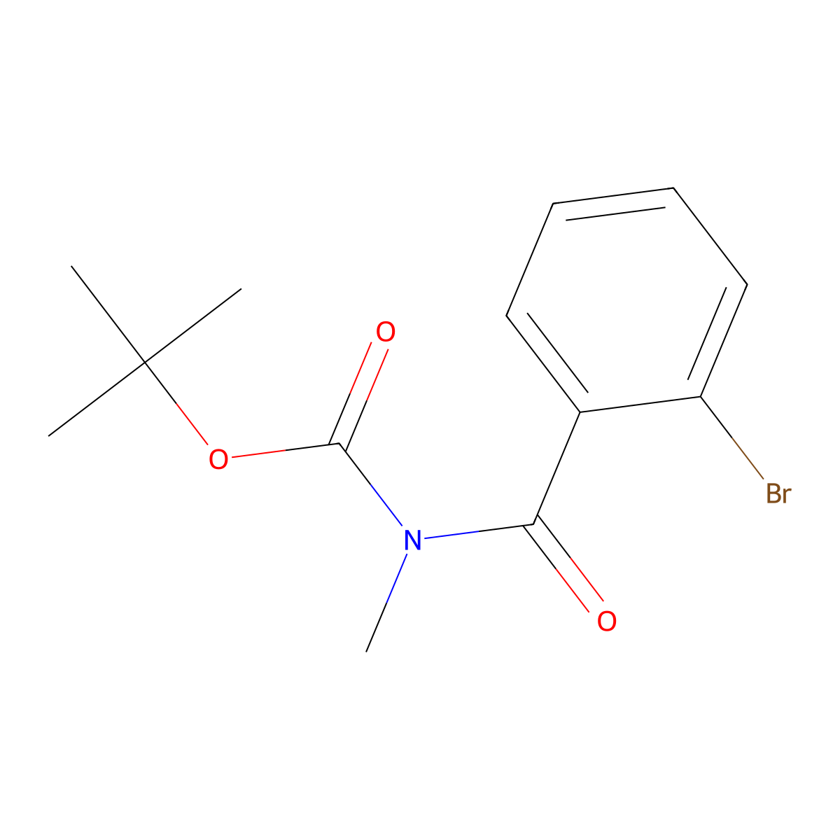 N-Boc-2-bromo-N-methylbenzamide molecular structure, CAS 2006276-85-1