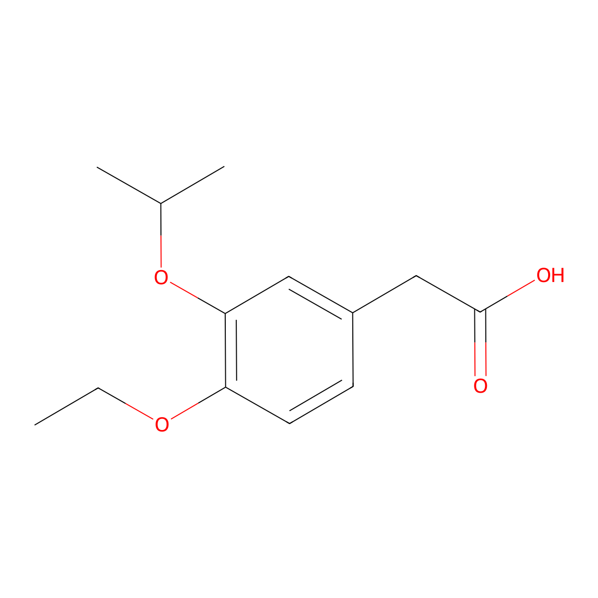 2-(4-Ethoxy-3-isopropoxyphenyl)acetic Acid molecular structure, CAS 2006277-26-3
