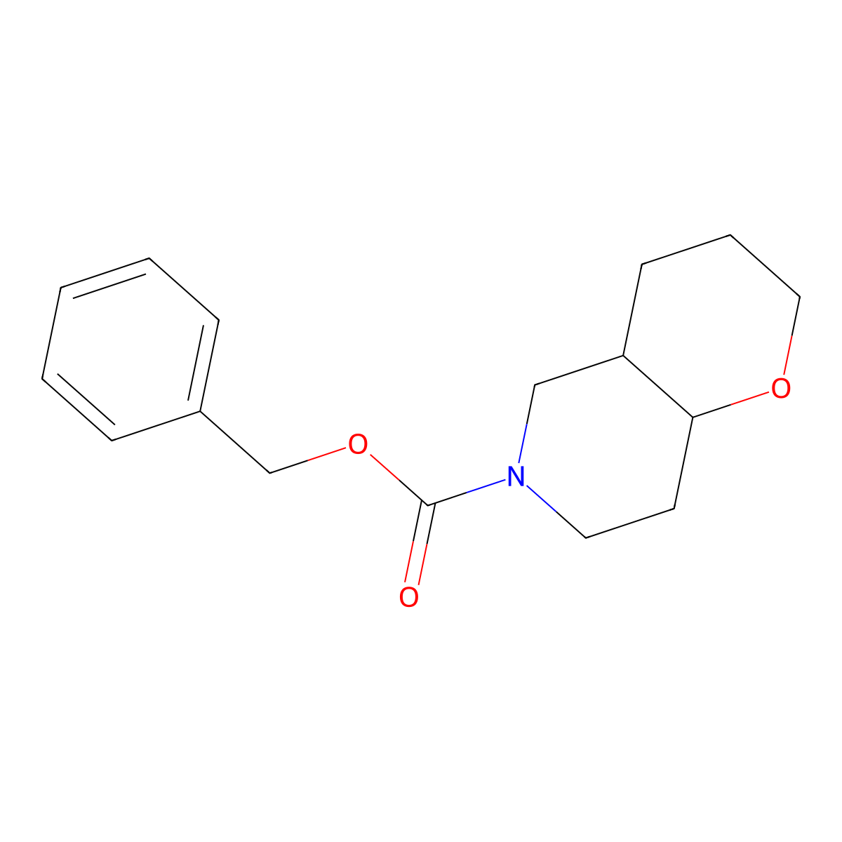 6-Cbz-octahydro-2H-pyrano[3,2-c]pyridine molecular structure, CAS 2006278-13-1