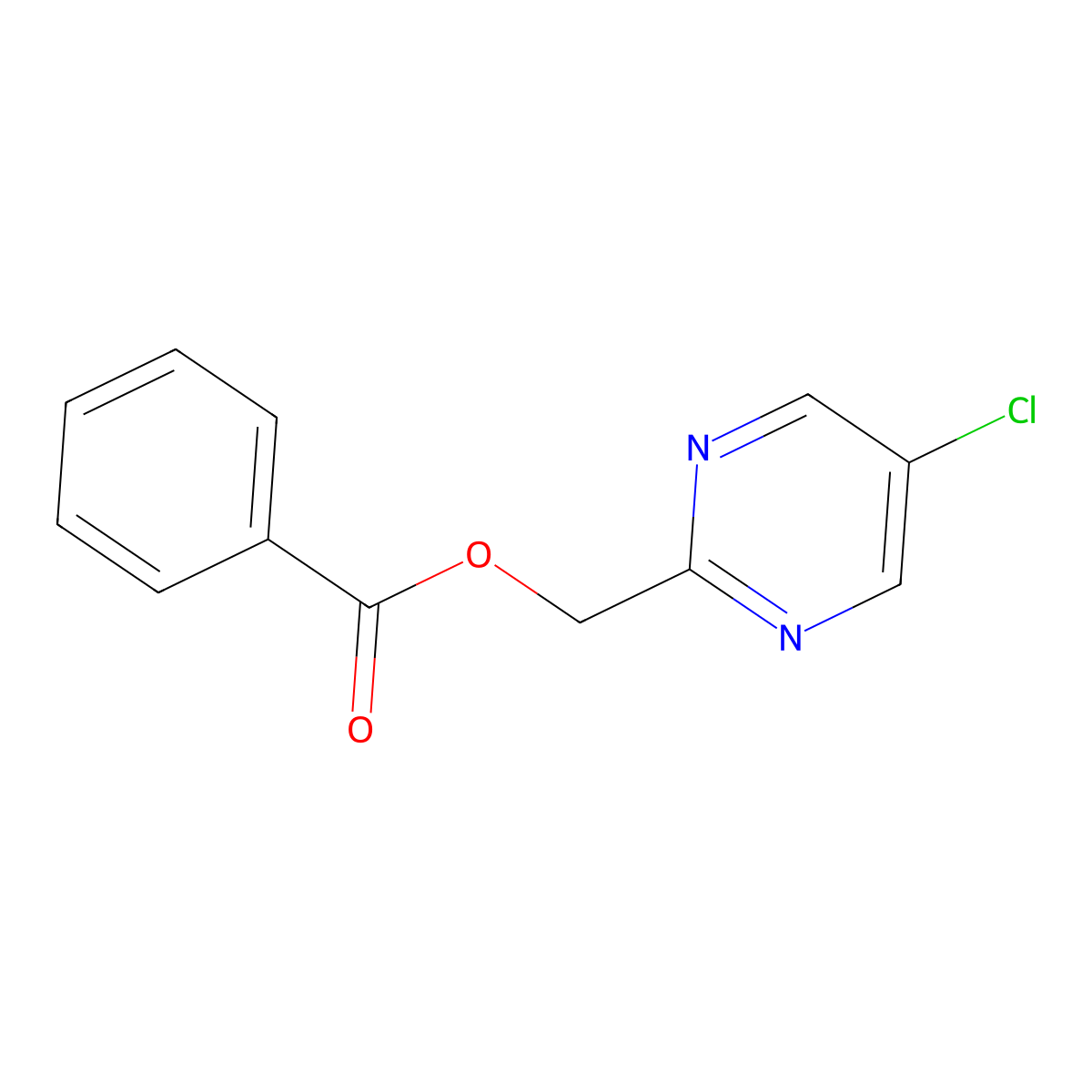 (5-Chloro-2-pyrimidyl)methyl Benzoate molecular structure, CAS 2006278-18-6