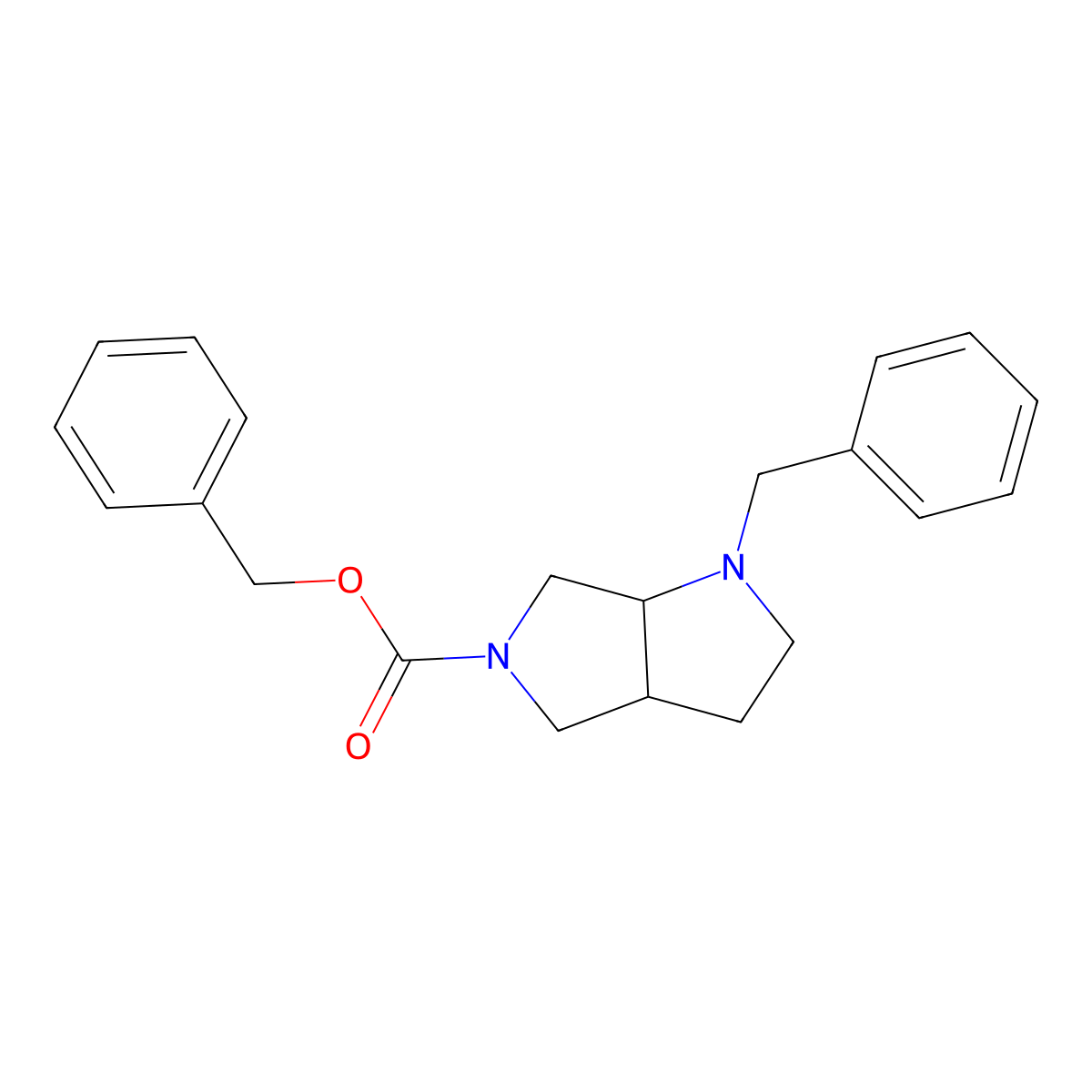 1-Benzyl-5-Cbz-octahydropyrrolo[3,4-b]pyrrole molecular structure, CAS 2006278-25-5