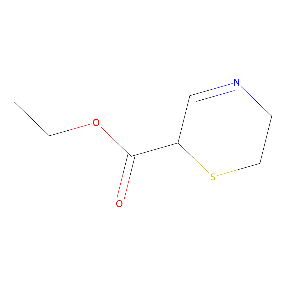 Ethyl 5,6-Dihydro-2H-1,4-thiazine-2-carboxylate molecular structure, CAS 2006278-35-7