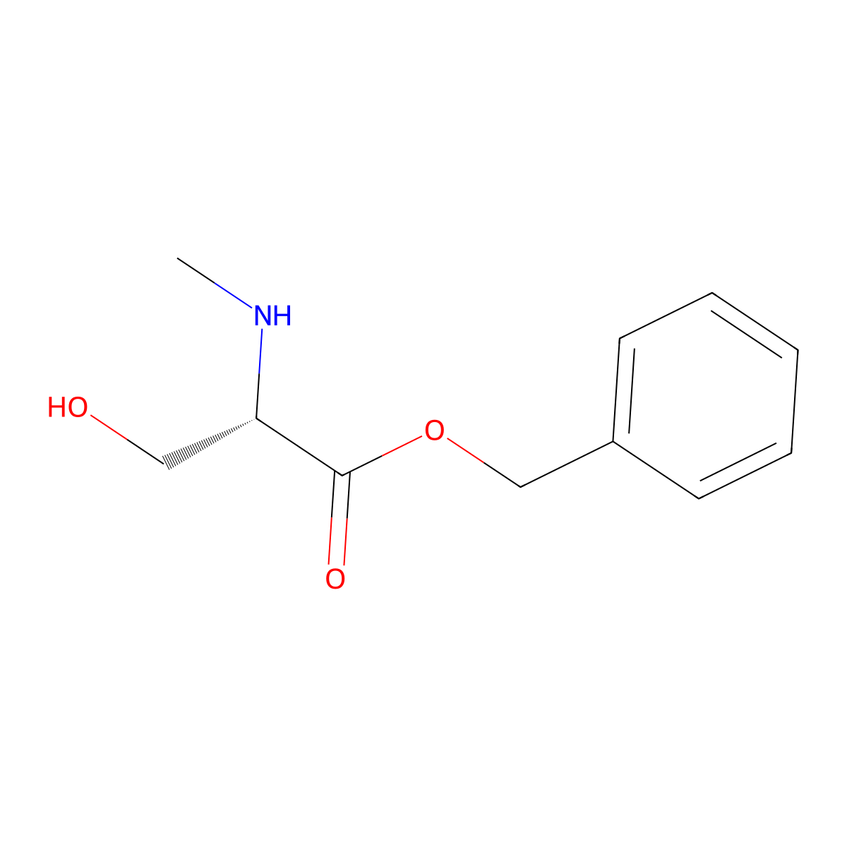 N-Me-L-Ser-OBzl molecular structure, CAS 2006281-89-4