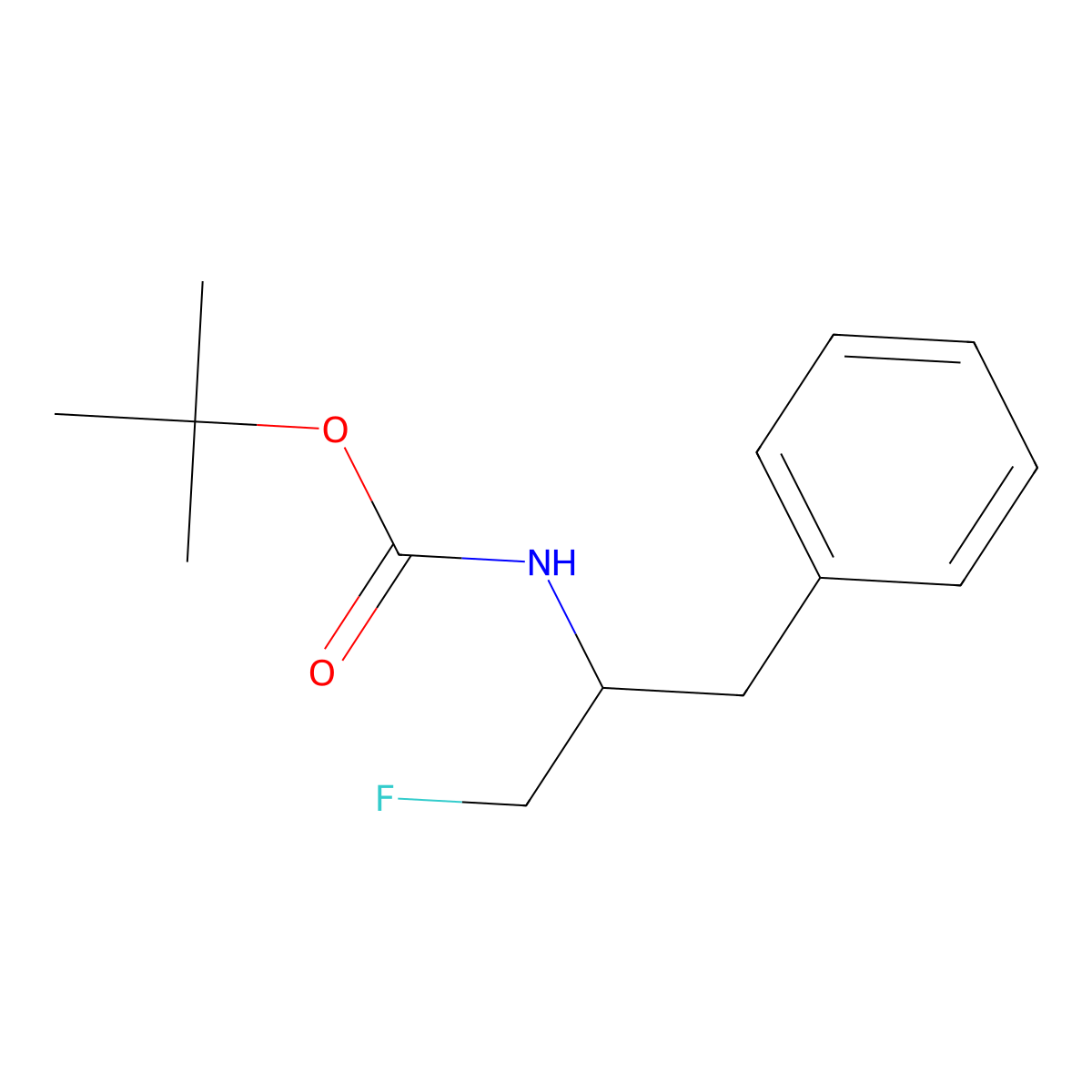 (S)-N-Boc-1-fluoro-3-phenyl-2-propylamine molecular structure, CAS 2006287-06-3