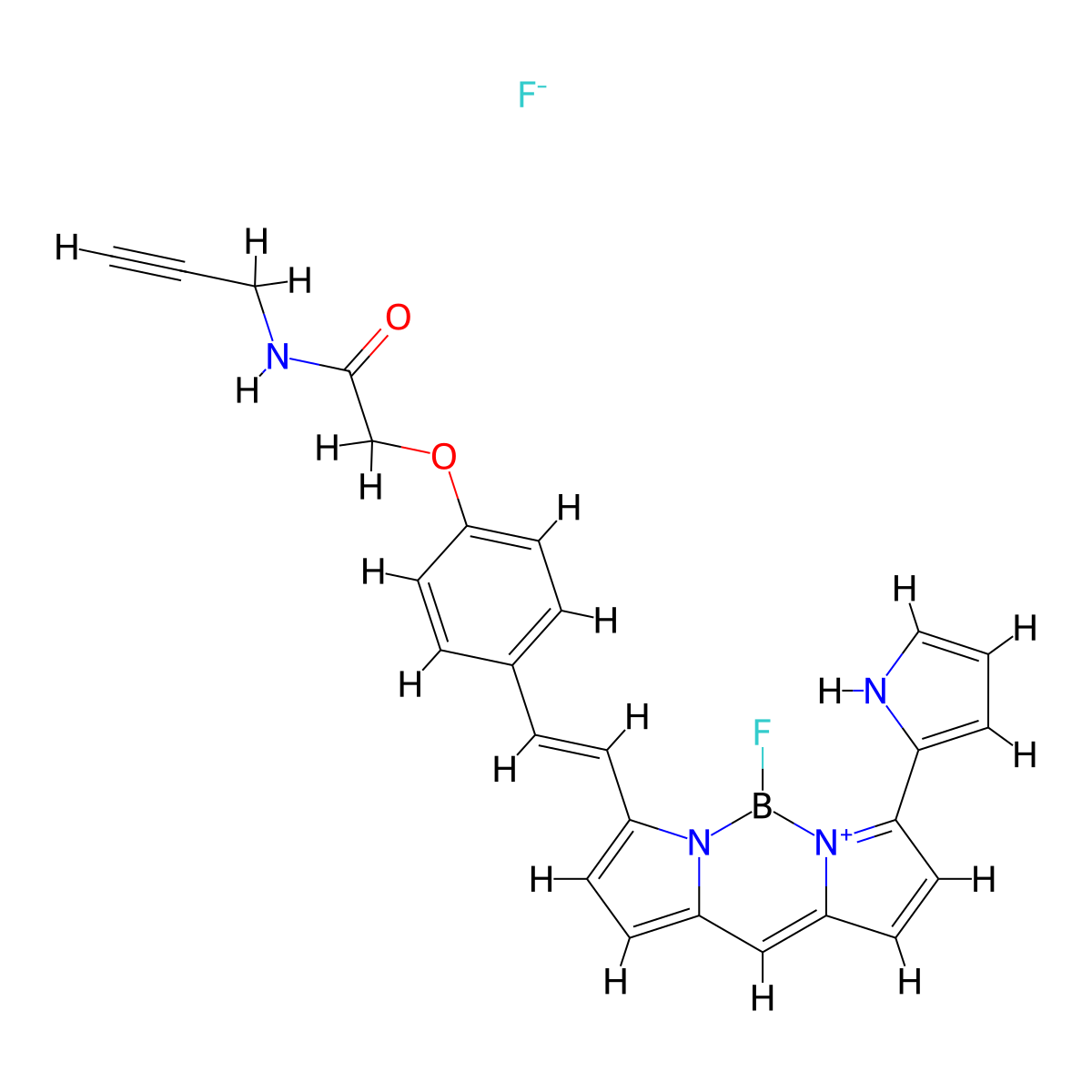 BDP 650/665 alkyne molecular structure, CAS 2006345-40-8
