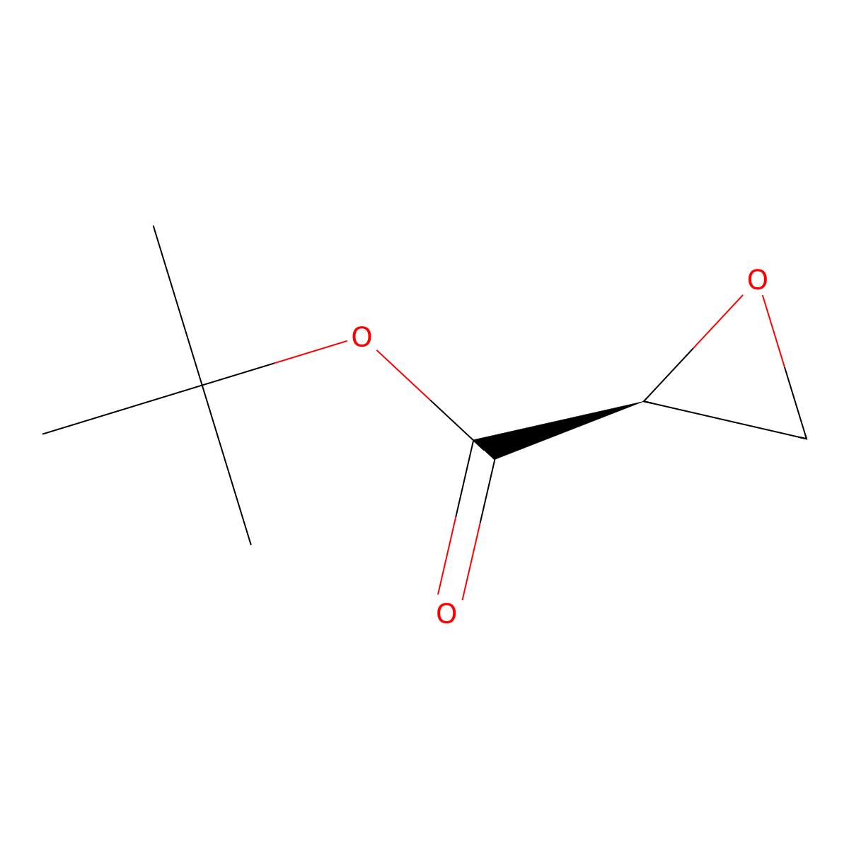 (S)-tert-butyl oxirane-2-carboxylate molecular structure, CAS 200643-77-2