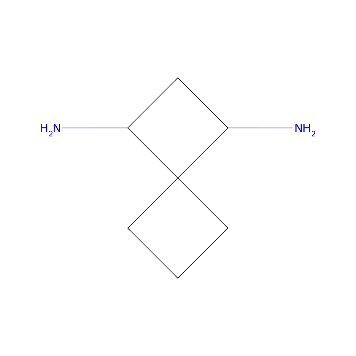 Spiro[3.3]heptane-1,3-diamine molecular structure, CAS 2006570-24-5