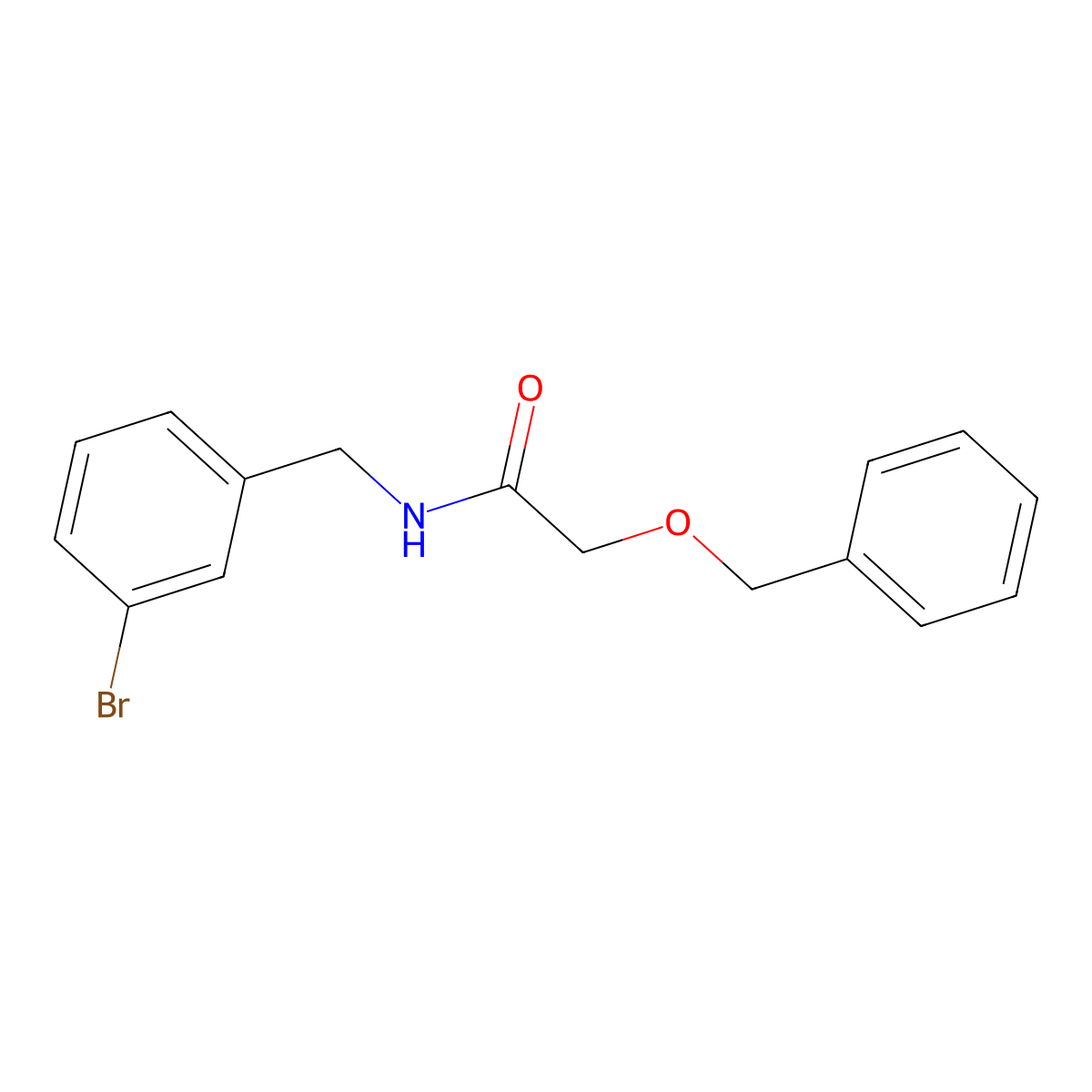 2-(Benzyloxy)-N-(3-bromobenzyl)acetamide molecular structure, CAS 2007044-68-8