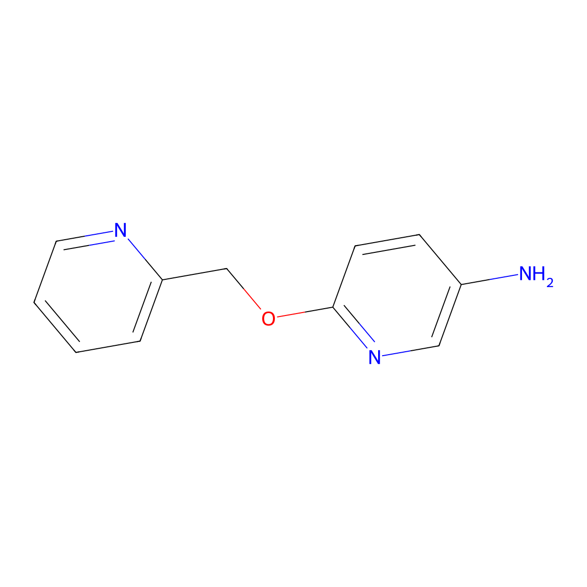 6-[(Pyridin-2-yl)methoxy]pyridin-3-amine molecular structure, CAS 200711-16-6