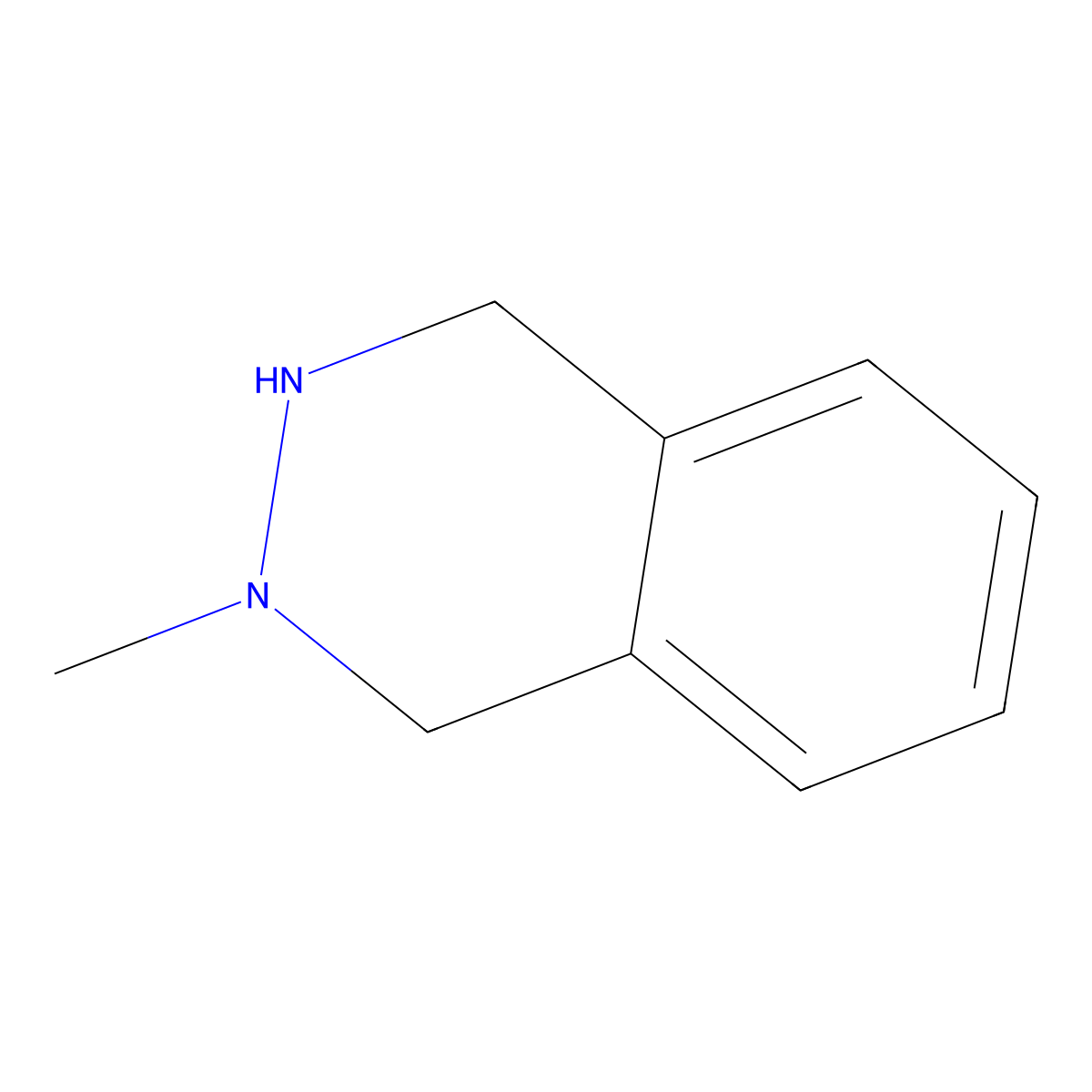 2-Methyl-1,2,3,4-tetrahydrophthalazine molecular structure, CAS 20072-57-5
