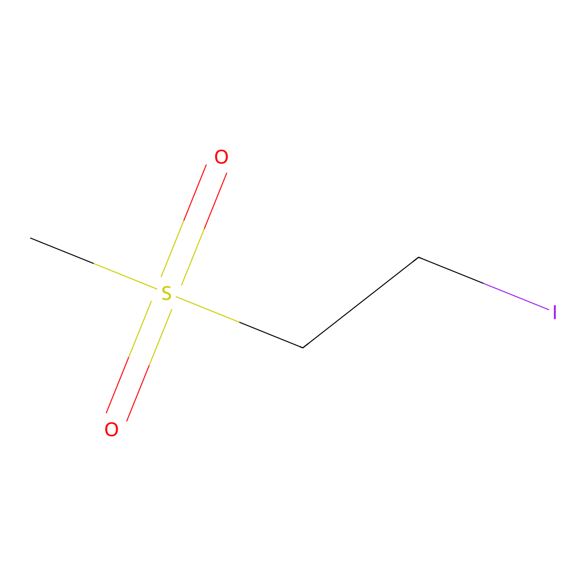 1-Iodo-2-methanesulfonylethane molecular structure, CAS 200720-58-7