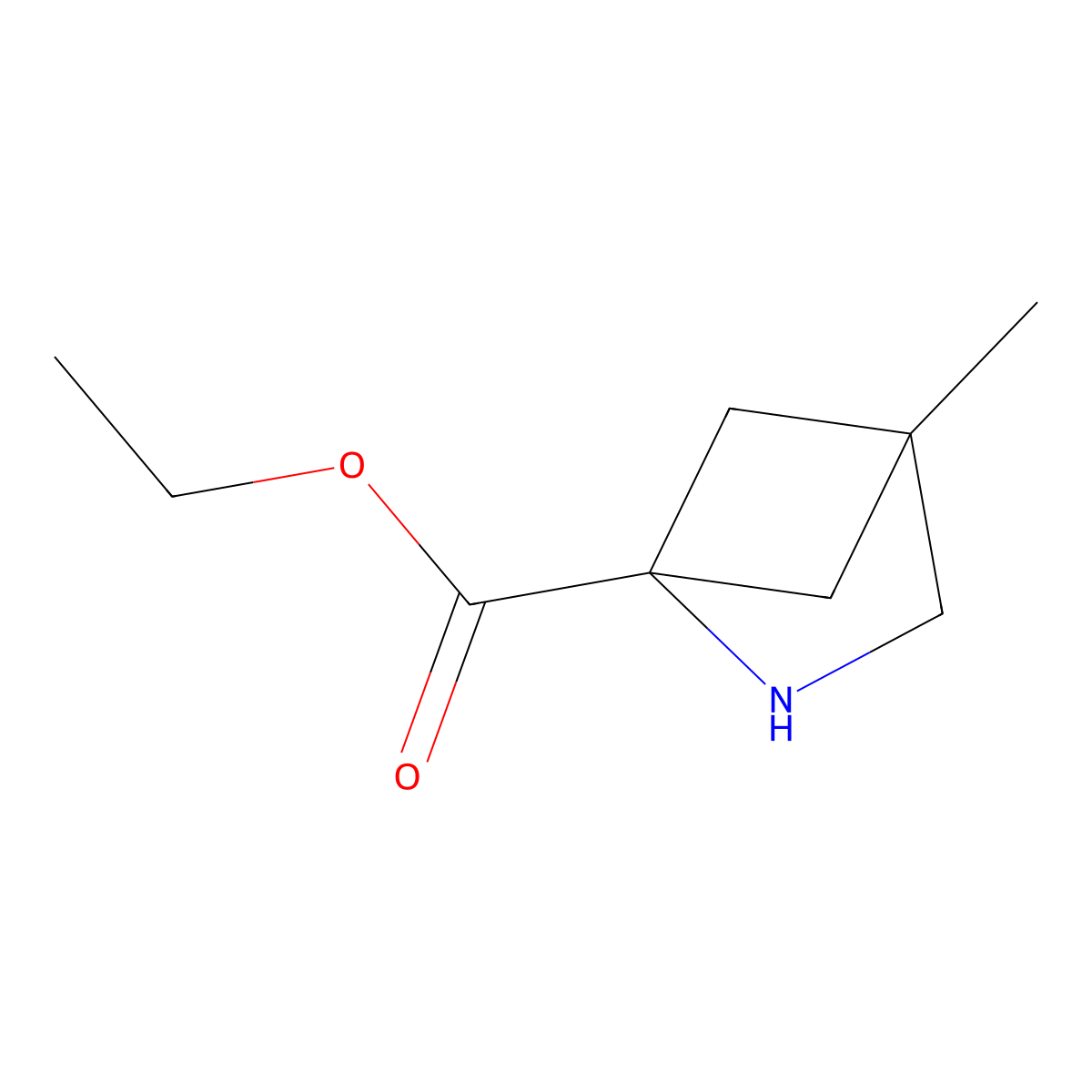 Ethyl 4-methyl-2-azabicyclo[2.1.1]hexane-1-carboxylate molecular structure, CAS 2007268-64-4