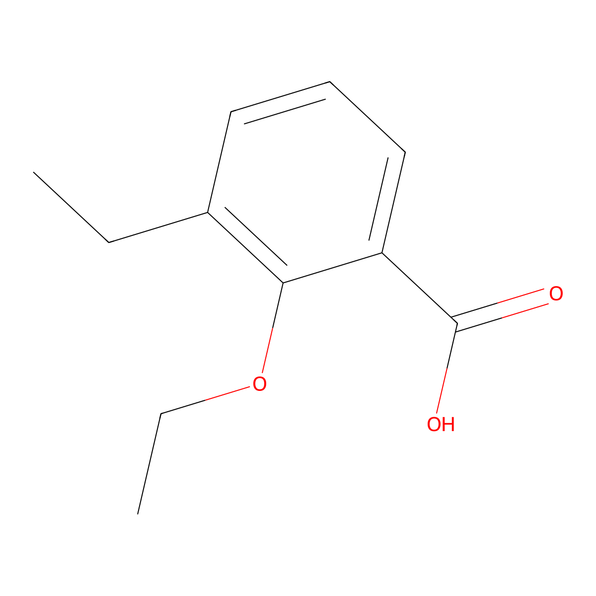 2-Ethoxy-3-ethylbenzoic acid molecular structure, CAS 2007434-74-2