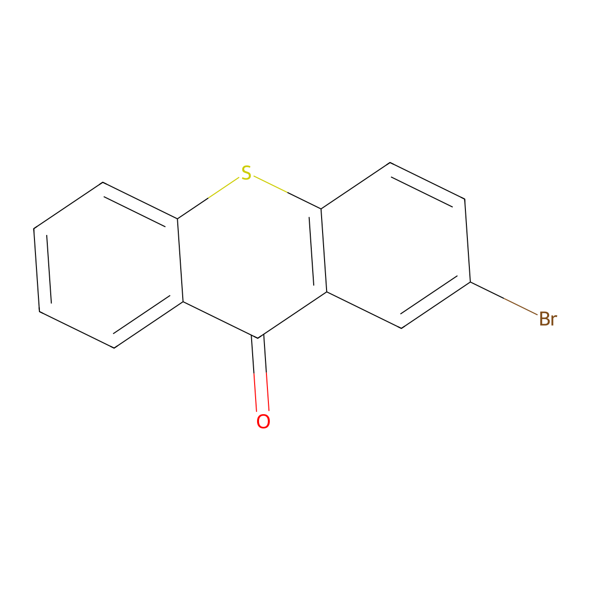 2-Bromo-10-thiaxanthenone molecular structure, CAS 20077-10-5
