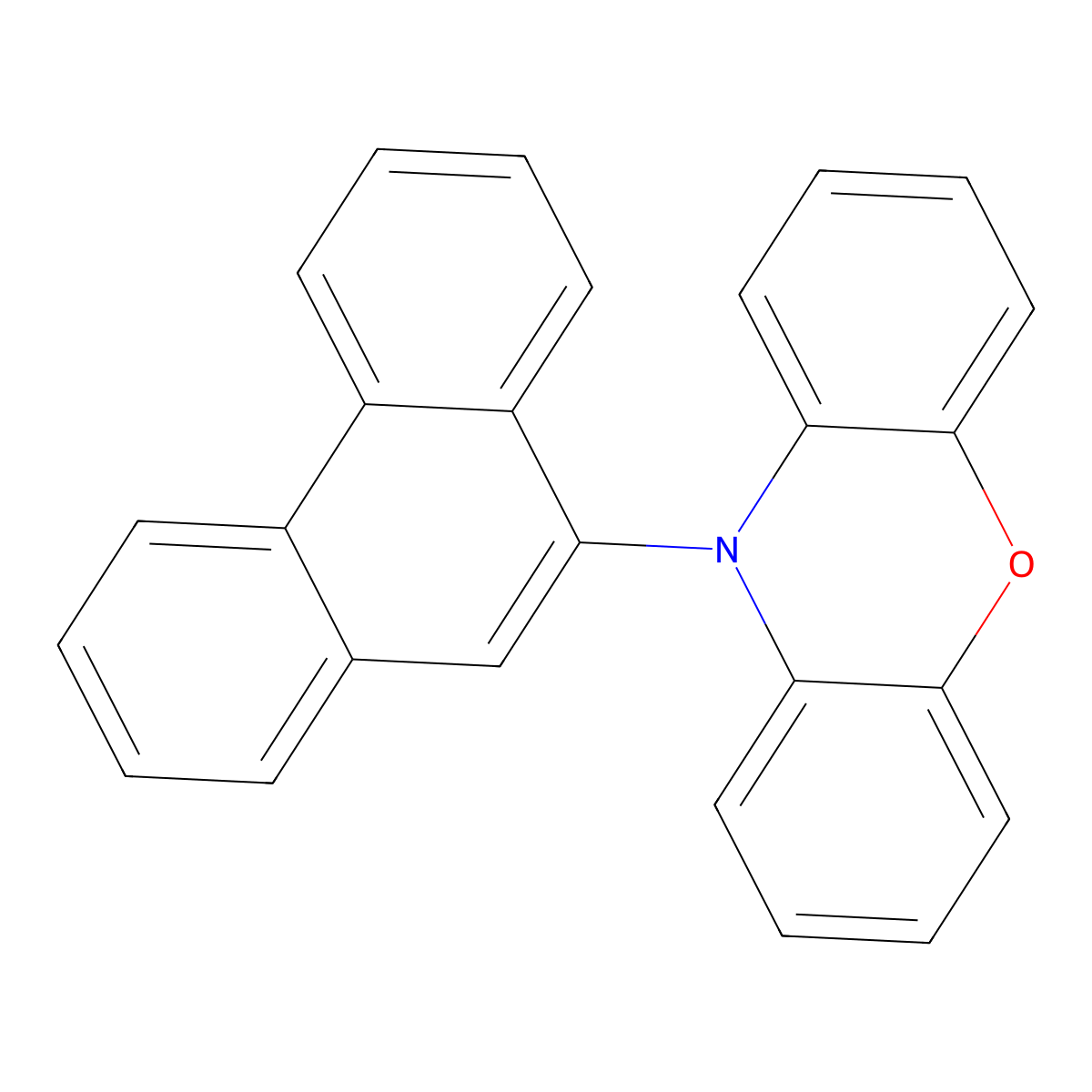 10-(Phenanthren-9-yl)-10H-phenoxazine molecular structure, CAS 2007889-30-5