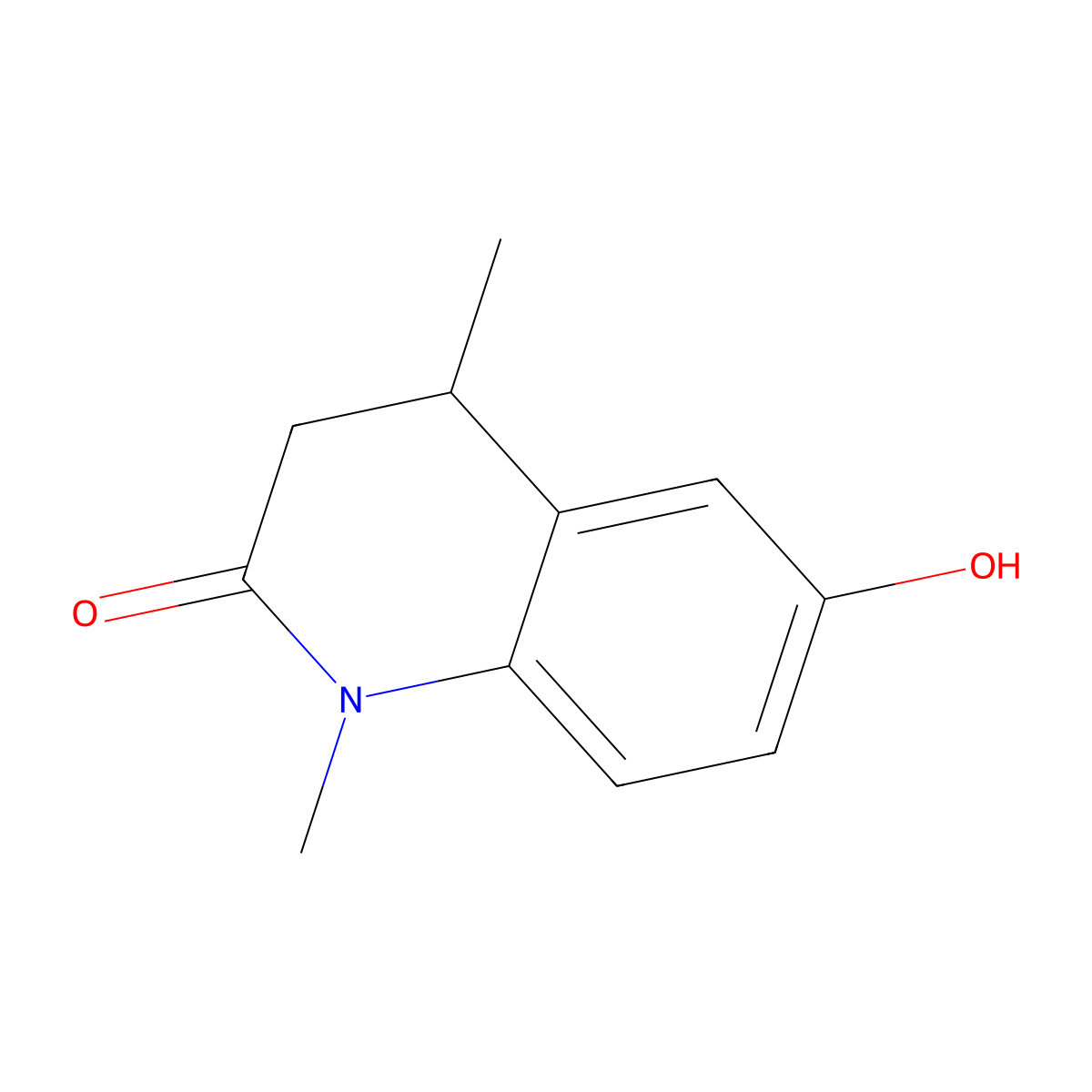 6-hydroxy-1,4-dimethyl-3,4-dihydroquinolin-2(1H)-one molecular structure, CAS 2007908-97-4