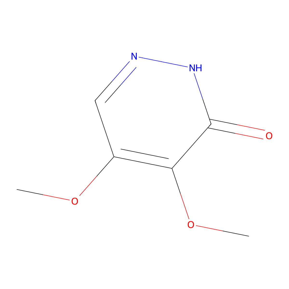 4,5-Dimethoxypyridazin-3(2H)-one molecular structure, CAS 2007909-17-1
