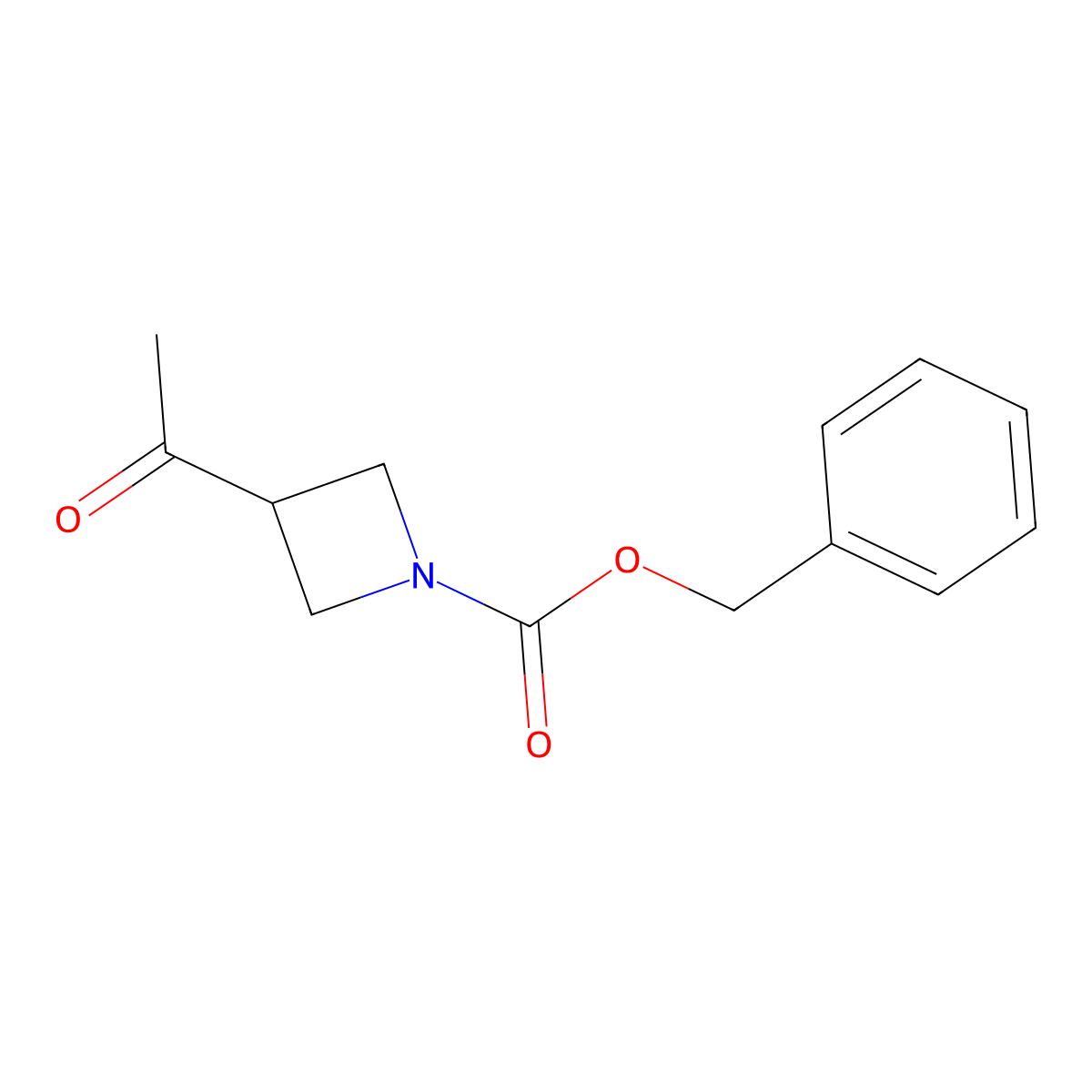 Benzyl 3-acetylazetidine-1-carboxylate molecular structure, CAS 2007909-65-9