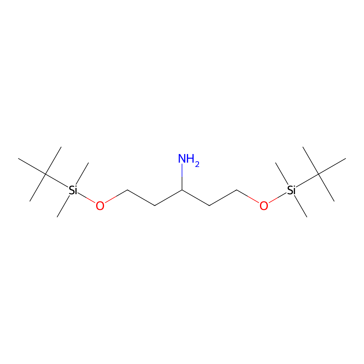2,2,3,3,11,11,12,12-Octamethyl-4,10-Dioxa-3,11-Disilatridecan-7-Amine molecular structure, CAS 2007910-26-9