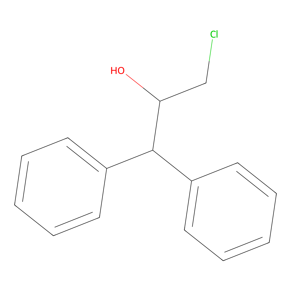 (R)-3-Chloro-1,1-diphenylpropan-2-ol molecular structure, CAS 2007910-48-5