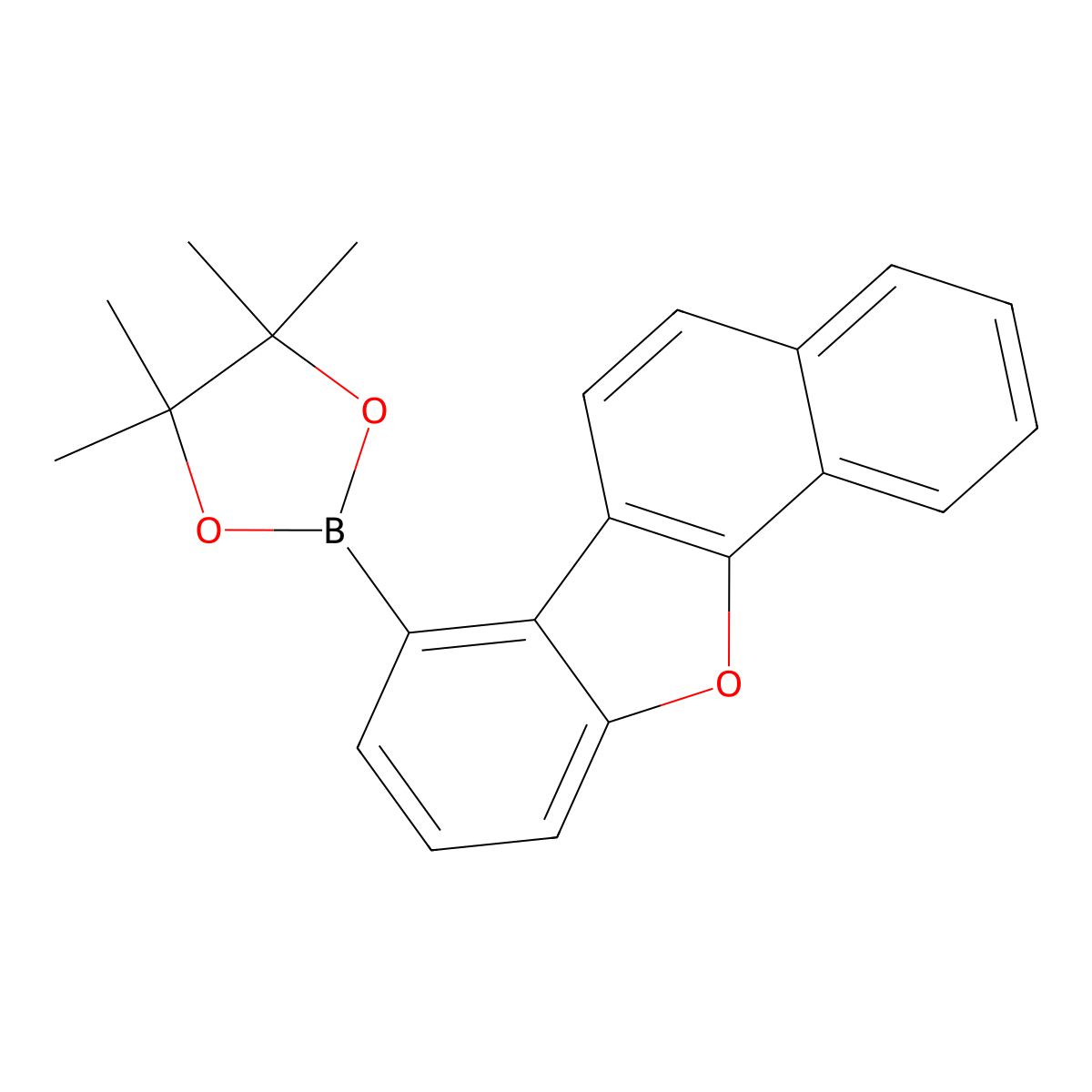 4,4,5,5-Tetramethyl-2-(naphtho[1,2-b]benzofuran-7-yl)-1,3,2-dioxaborolane molecular structure, CAS 2007912-83-4