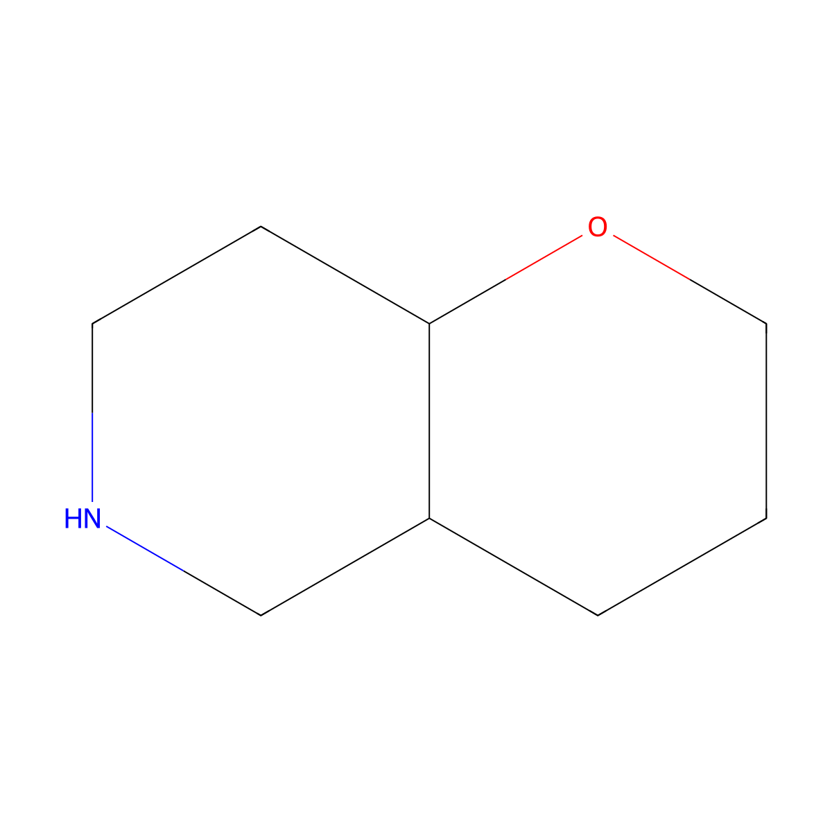rac-(4aR,8aR)-octahydro-2H-pyrano[3,2-c]pyridine molecular structure, CAS 2007915-59-3