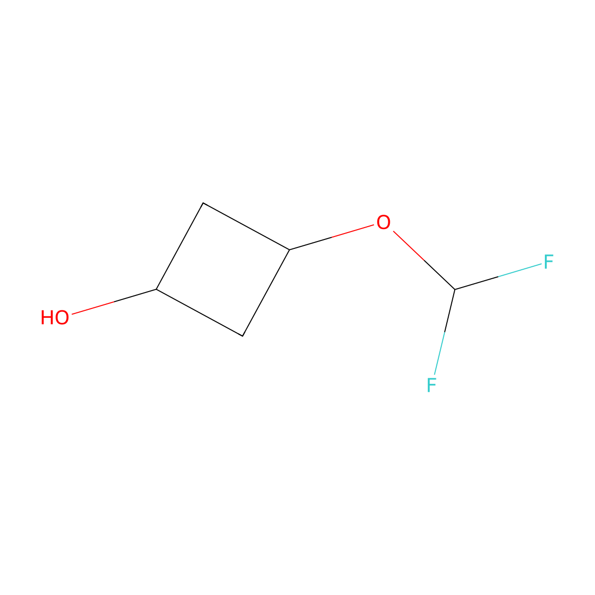 3-(Difluoromethoxy)cyclobutanol molecular structure, CAS 2007917-09-9