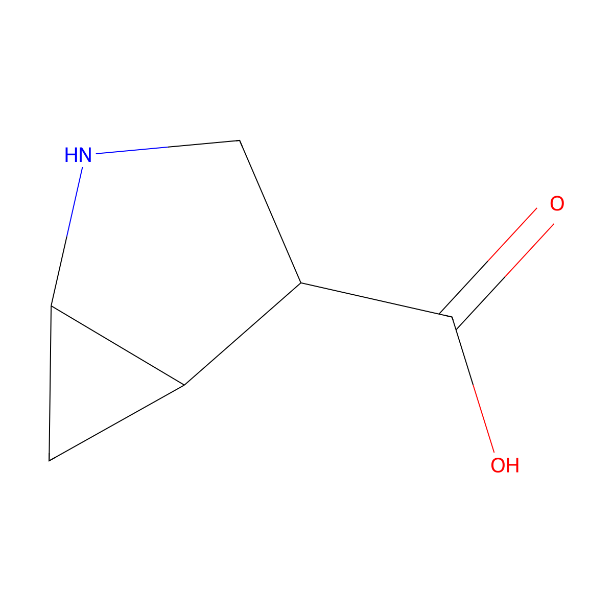 2-Azabicyclo[3.1.0]hexane-4-carboxylic acid molecular structure, CAS 2007920-83-2
