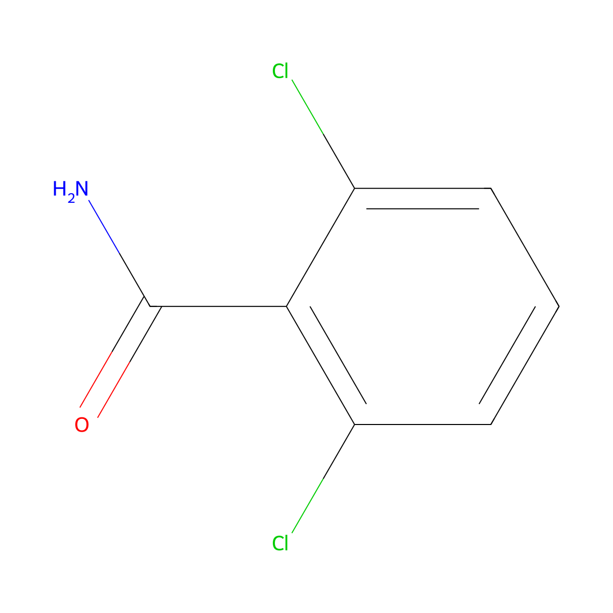 2,6-Dichlorobenzamide molecular structure, CAS 2008-58-4