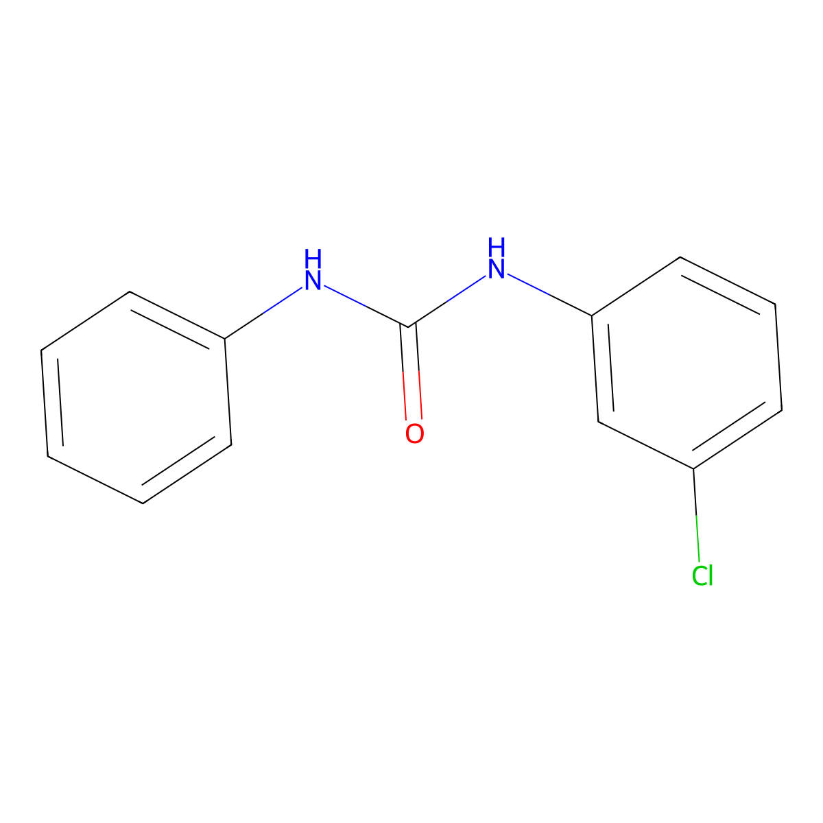 1-(3-Chlorophenyl)-3-phenylurea molecular structure, CAS 2008-71-1