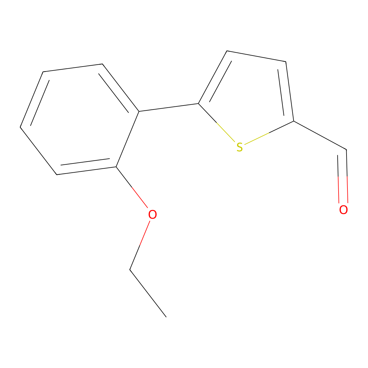 5-(2-Ethoxyphenyl)-2-thiophenecarboxaldehyde molecular structure, CAS 2008567-71-1