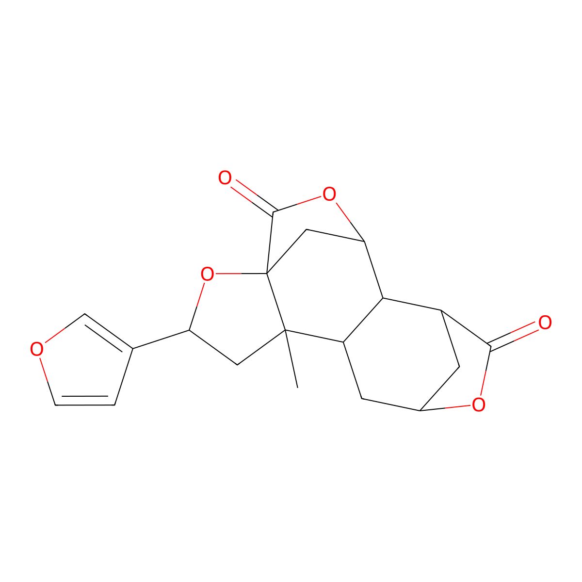 Diosbulbin B molecular structure, CAS 20086-06-0
