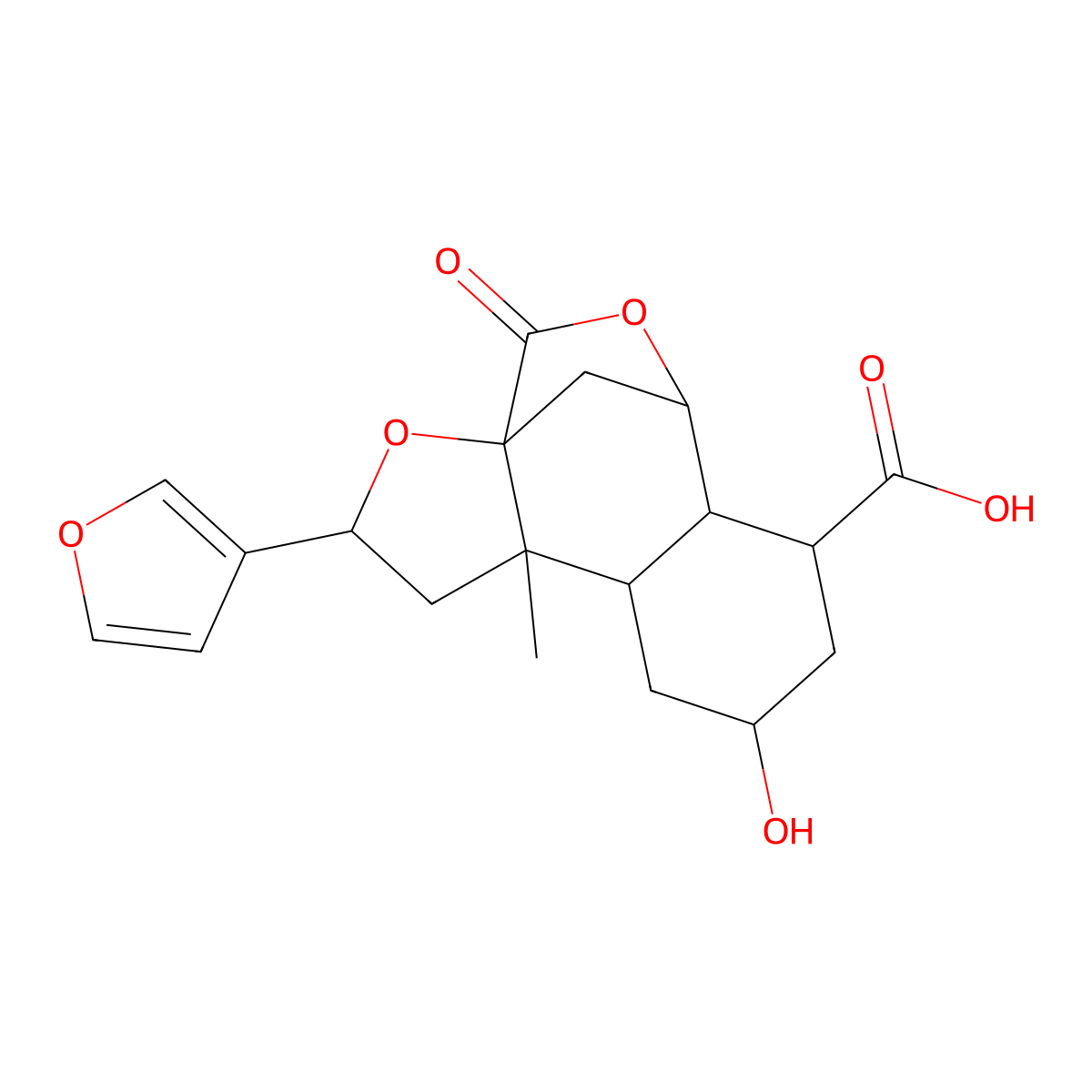 Diosbulbin C molecular structure, CAS 20086-07-1