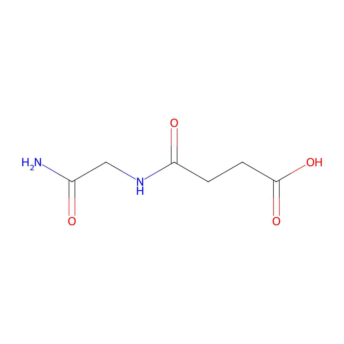 Suc-gly-NH2 molecular structure, CAS 200863-20-3