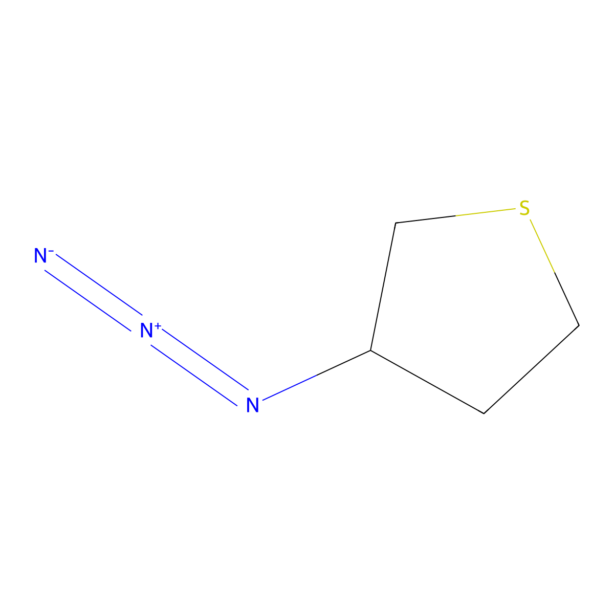 3-Azidotetrahydrothiophene molecular structure, CAS 2008711-61-1