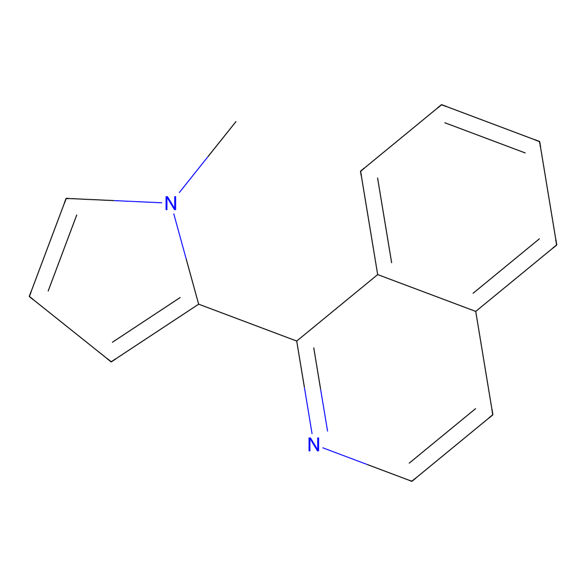 1-(1-Methyl-1H-pyrrol-2-yl)isoquinoline molecular structure, CAS 200877-12-9