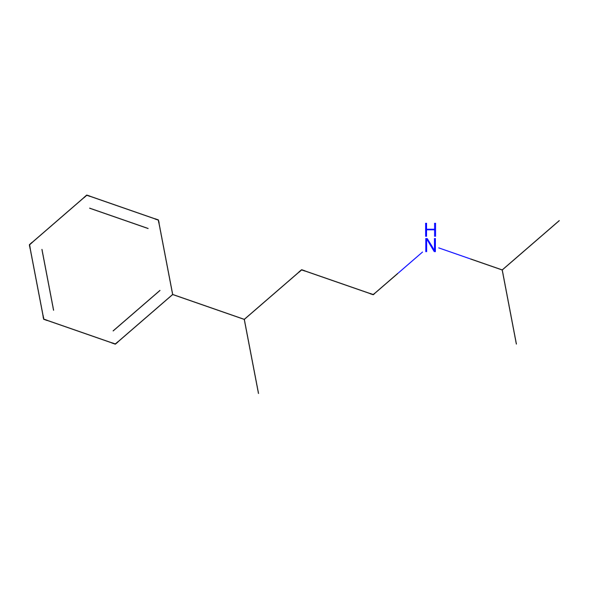 (3-Phenylbutyl)(propan-2-yl)amine molecular structure, CAS 200885-80-9