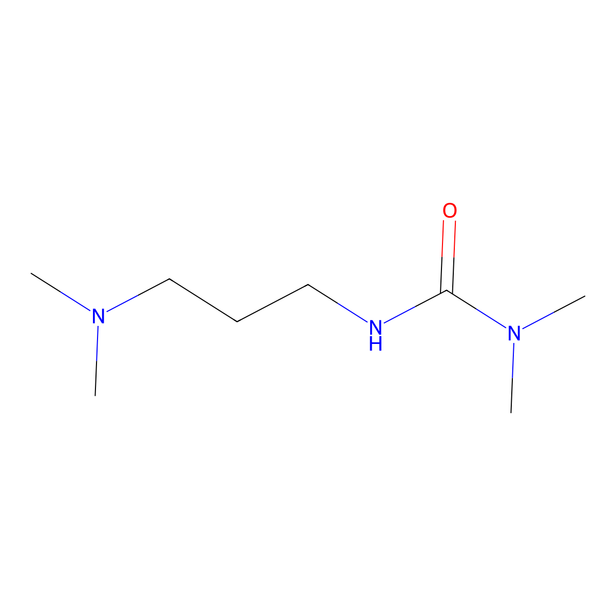 1-[3-(Dimethylamino)propyl]-3,3-dimethylurea molecular structure, CAS 200930-97-8