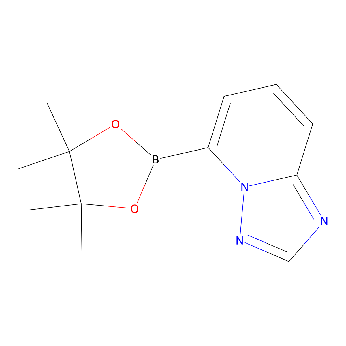 [1,2,4]Triazolo[1,5-a]pyridine-5-boronic Acid Pinacol Ester molecular structure, CAS 2009345-74-6
