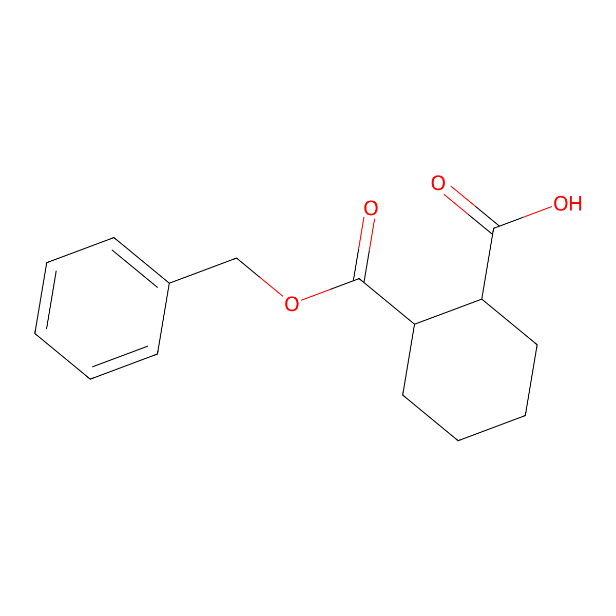 (1S,2R)-2-((benzyloxy)carbonyl)cyclohexane-1-carboxylic acid molecular structure, CAS 200948-88-5