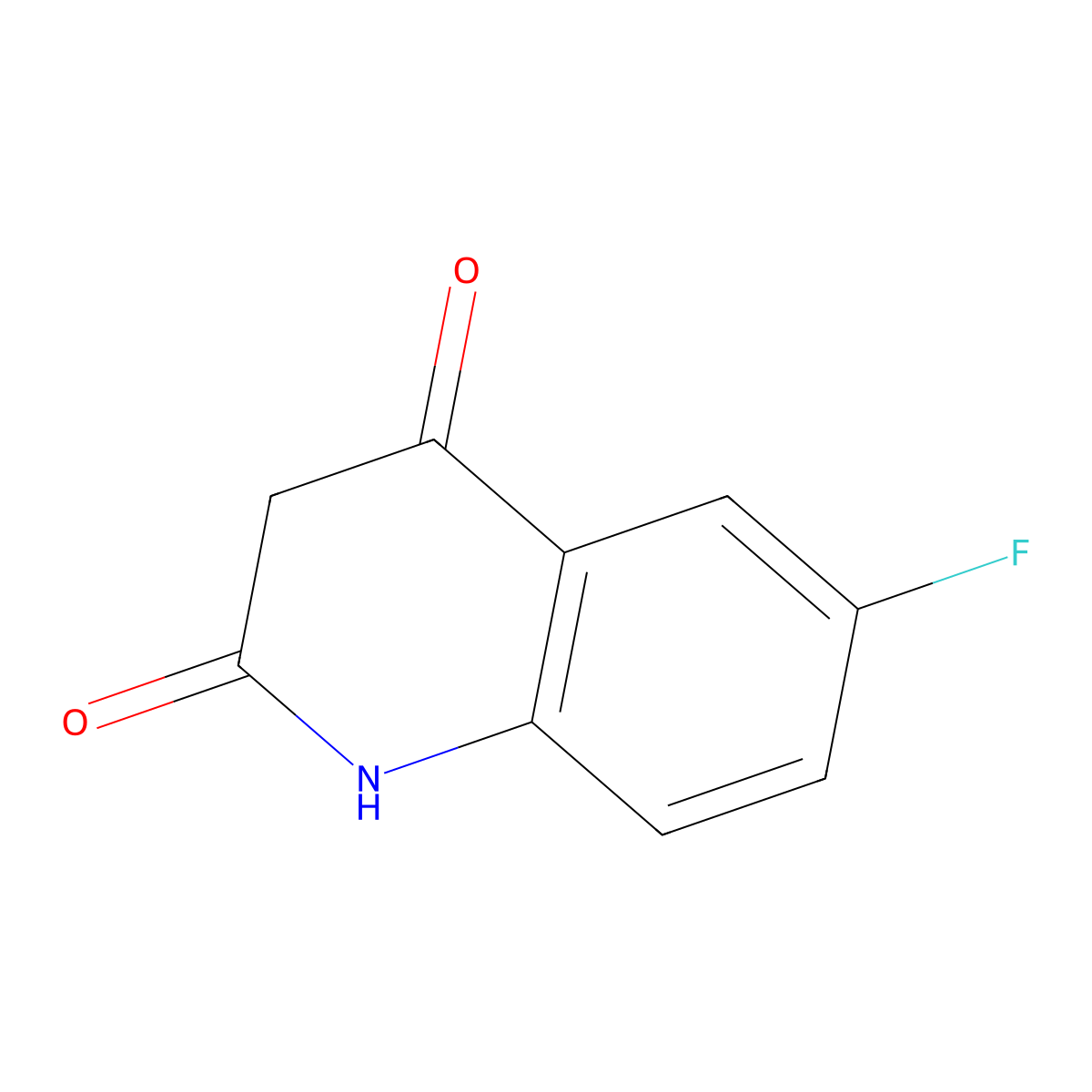 6-Fluoroquinoline-2,4(1H,3H)-dione molecular structure, CAS 2009563-91-9