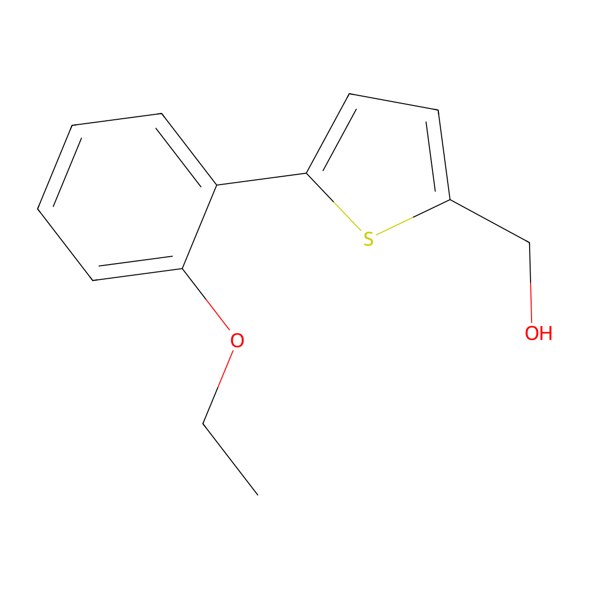 5-(2-Ethoxyphenyl)-2-thiophenemethanol molecular structure, CAS 2009566-52-1